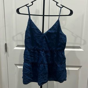 Denim tank top